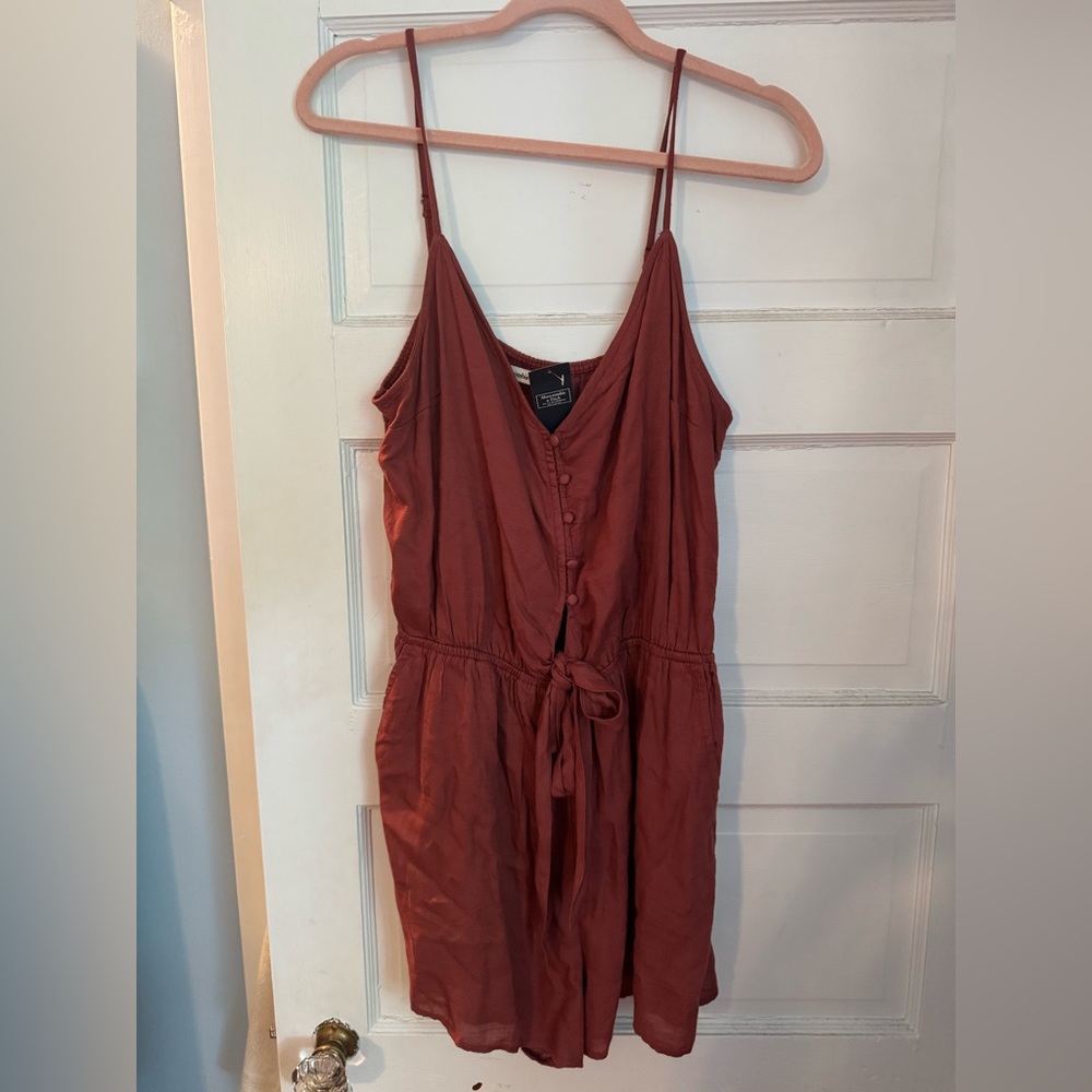 Abercrombie & Fitch Rust Romper